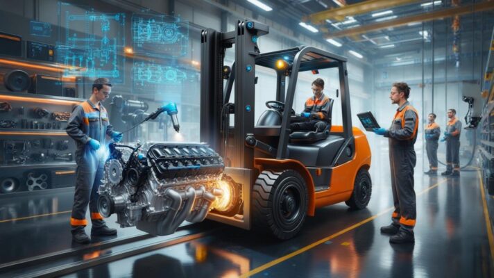 sửa chữa xe nâng 