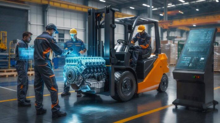 kiểm tra bảo trì xe nâng 