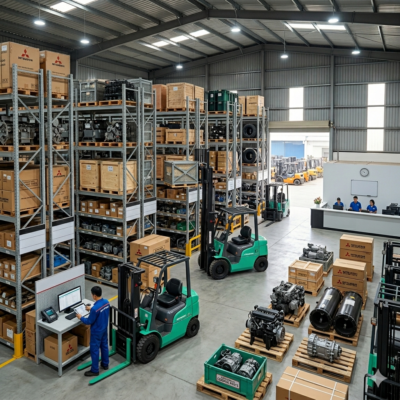 xe nâng mitsubishi cũ