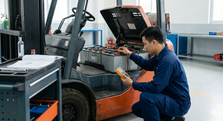 xe nâng điện cũ