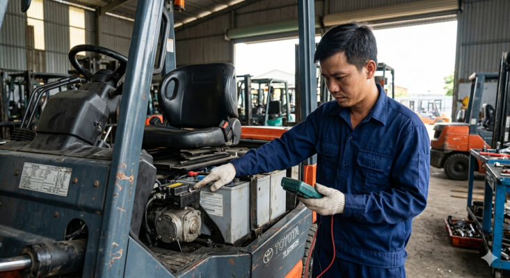 thanh lý xe nâng cũ