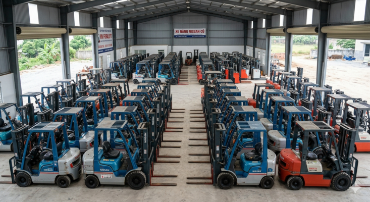 xe nâng Nissan cũ