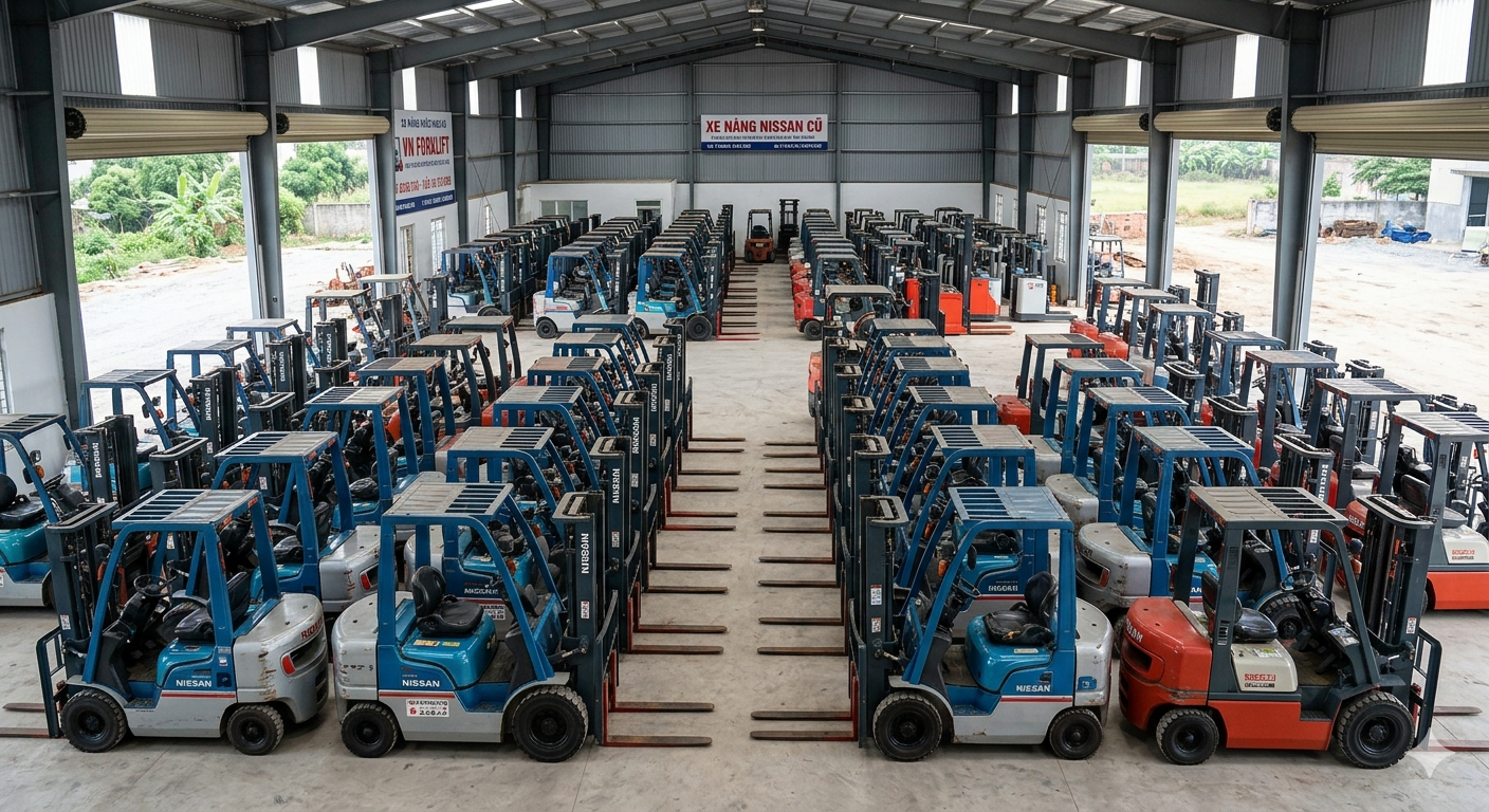 xe nâng Nissan cũ